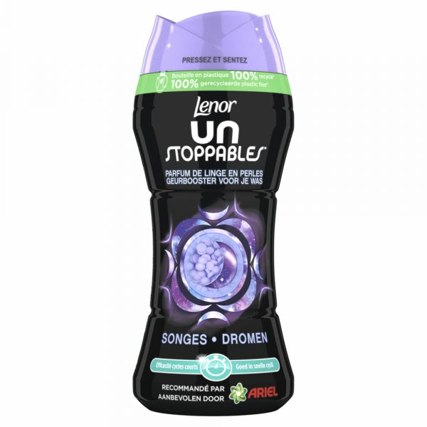 2e halve prijs: Lenor Unstoppables In-Wash Geurbooster Dromen 16 Wasbeurten 224 gr