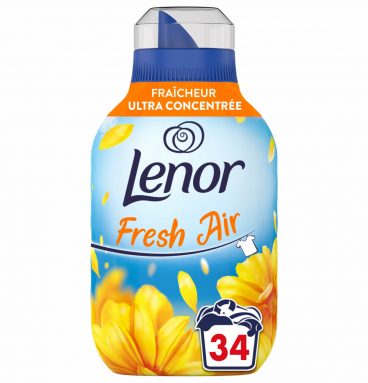 2e halve prijs: Lenor Wasverzachter Fresh Air Stralende Zon 476 ml