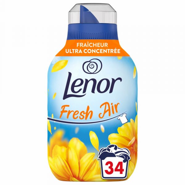 2e halve prijs: Lenor Wasverzachter Fresh Air Stralende Zon 476 ml