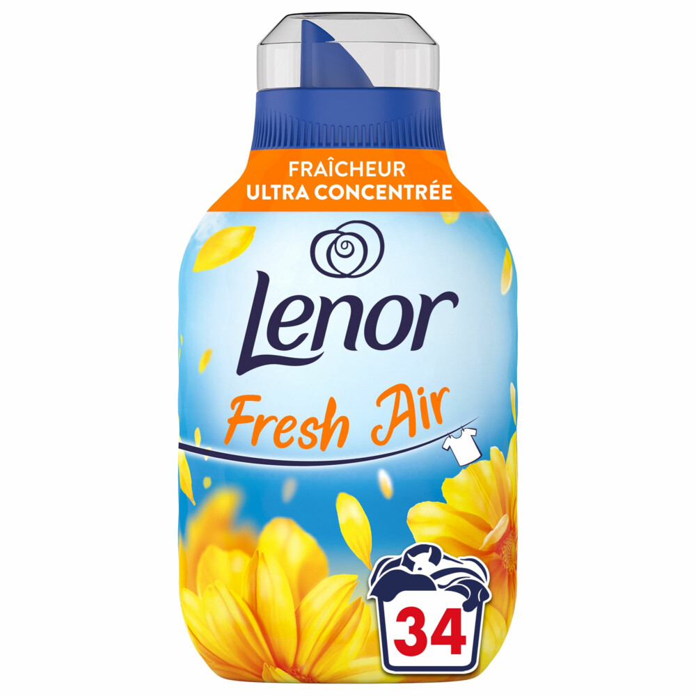 2e halve prijs: Lenor Wasverzachter Fresh Air Stralende Zon 476 ml