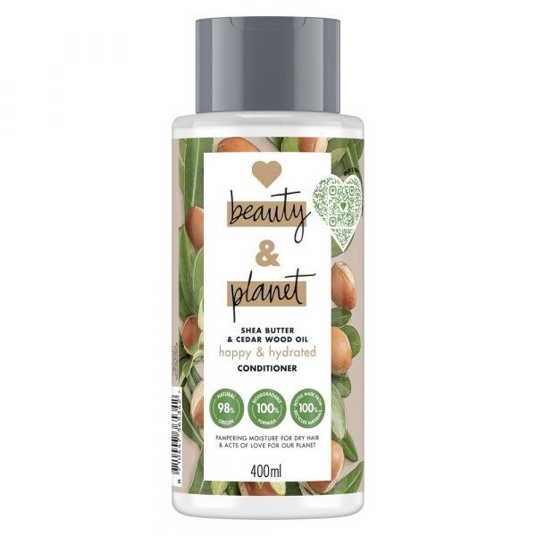 Love Beauty and Planet Conditioner Shea butter en Sandalwood 400 ml