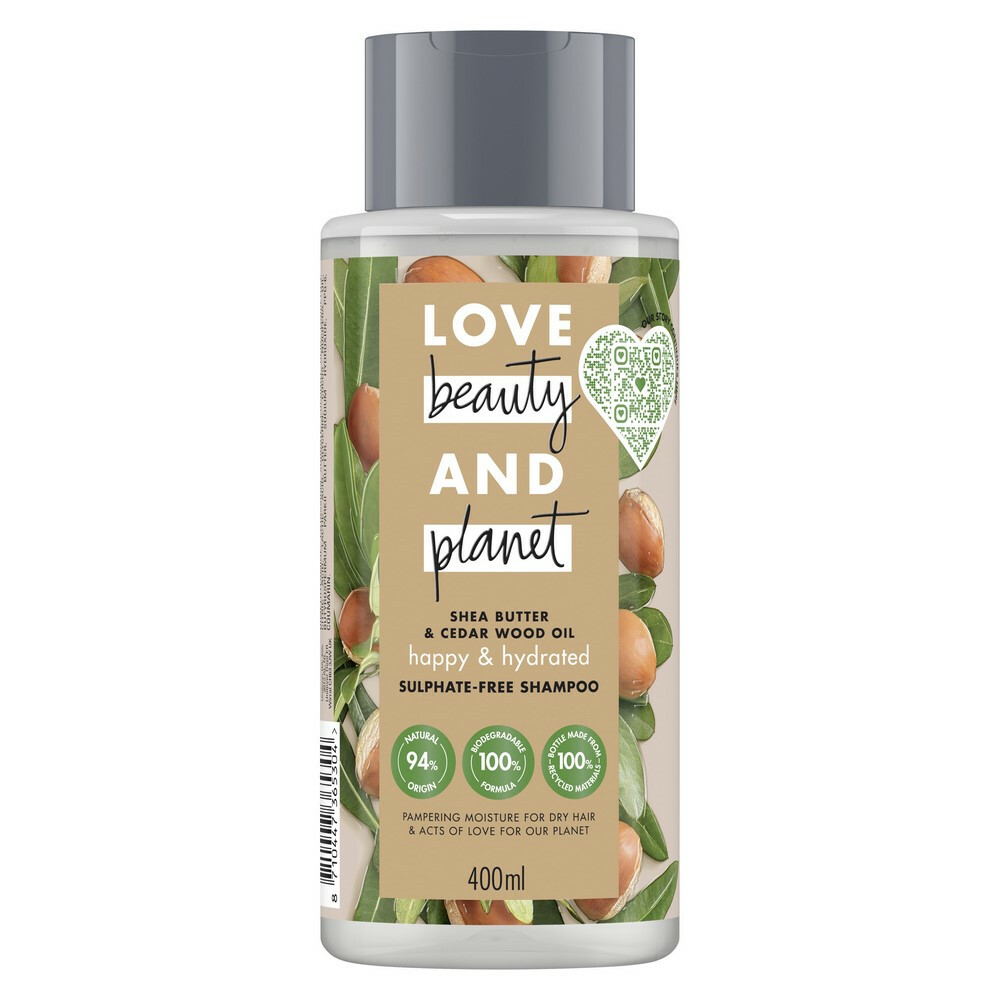 Love Beauty and Planet Shampoo Shea butter en Sandalwood 400 ml