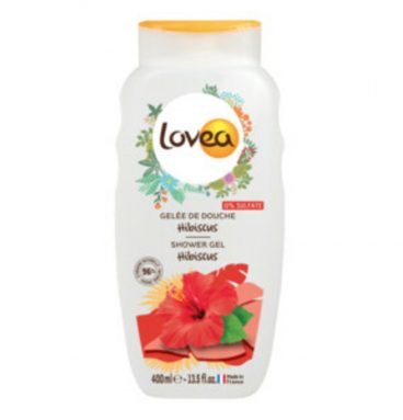 3x Lovea Sulfaatvrije Douchegel Hibiscus 400 ml