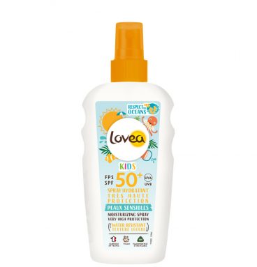 2x Lovea Sun Zonnebrand Spray Kids SPF 50+ 150 ml