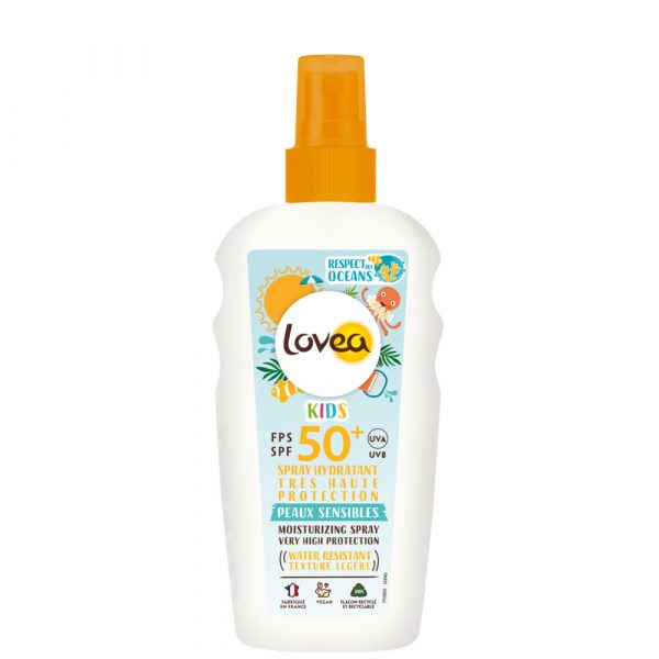 2x Lovea Sun Zonnebrand Spray Kids SPF 50+ 150 ml