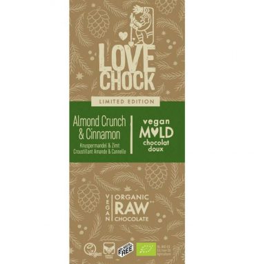 3x Lovechock Chocolade Winter Spice Almond Crunch 70 gr