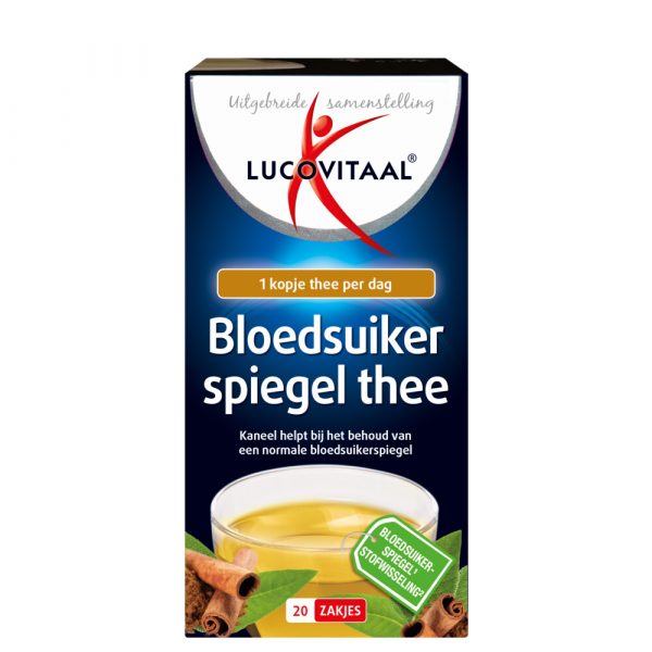 3x Lucovitaal Bloedsuikerspiegel Thee 20 zakjes