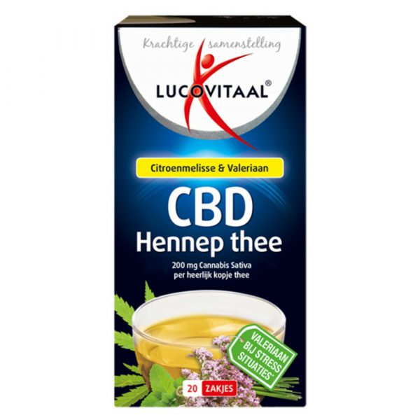 10x Lucovitaal Thee Hennep CBD 20 stuks