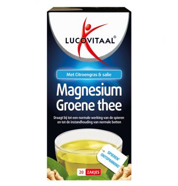 10x Lucovitaal Thee Magnesium 20 stuks