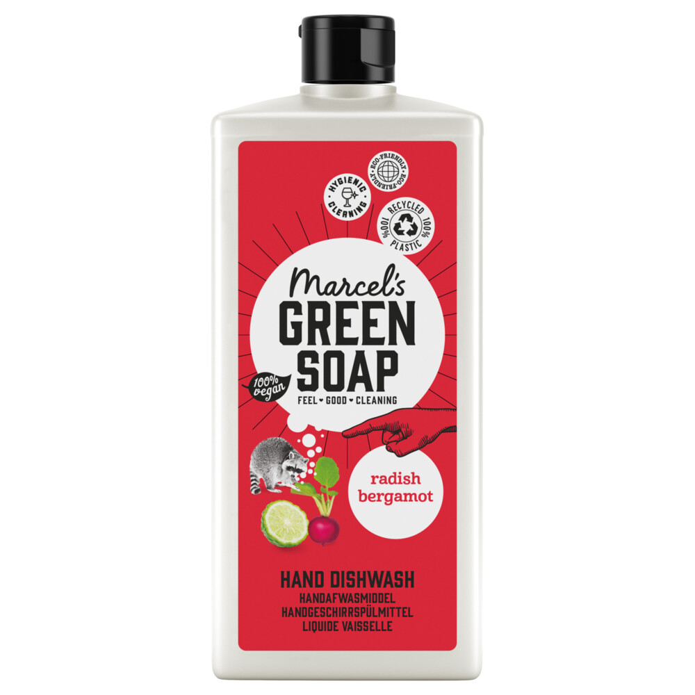 Marcel's Green Soap Afwasmiddel Radijs&Bergamot 500 ml