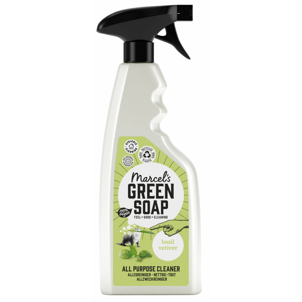 Marcel's Green Soap Allesreiniger Spray Basilicum&Vetiver Gras 500 ml