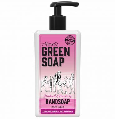 6x Marcel's Green Soap Handzeep Patchouli&Cranberry 250 ml