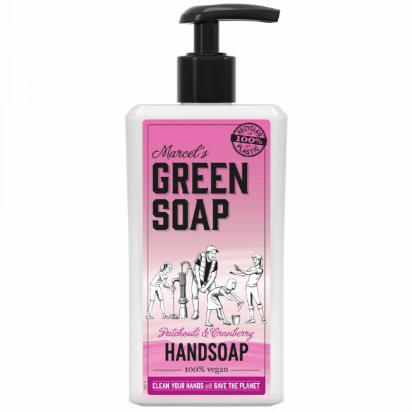 6x Marcel's Green Soap Handzeep Patchouli&Cranberry 250 ml