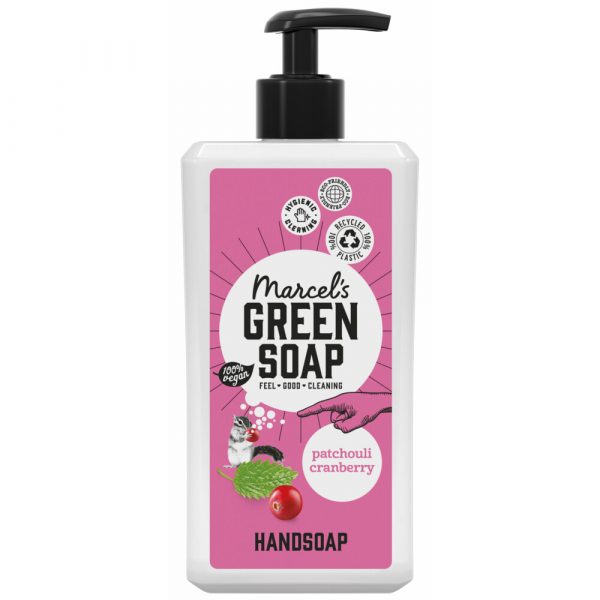 Marcel's Green Soap Handzeep Patchouli&Cranberry 500 ml