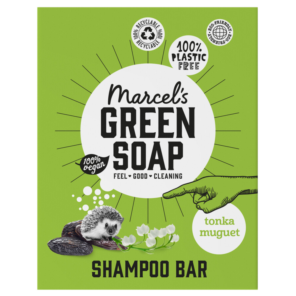 Marcel's Green Soap Shampoobar Tonka&Muguet 90 gr