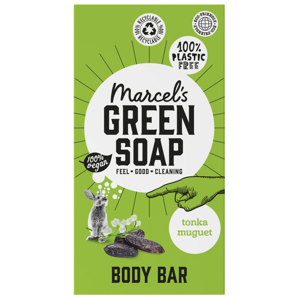 Marcel's Green Soap Showerbar Tonka&Muguet 150 gr