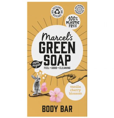 Marcel's Green Soap Showerbar Vanilla&Cherry Blossom 150 gr