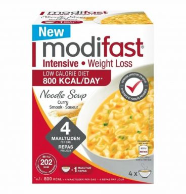 6x Modifast Intensive Soep Curry Noodle 220 gr