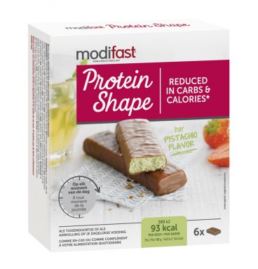 3x Modifast Protein Shape Reep Chocolade-Pistache 6 x 27 gr