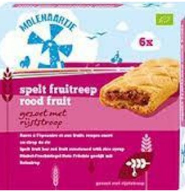 3x Molenaartje Fruit Rode Vruchten Eko 180 gr