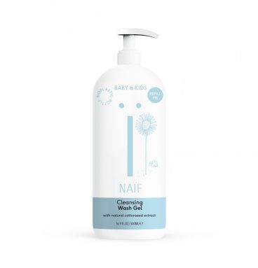 2x Naif Reinigende Wasgel voor Baby&Kids 500 ml