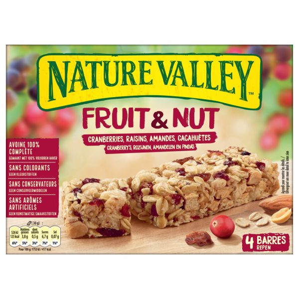 Nature Valley Fruit&Nut Cranberries 120 gr