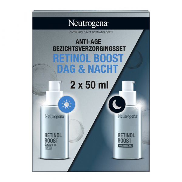 Neutrogena Retinol Boost Bundel Dagcrème en Nachtcréme 2x50 ml