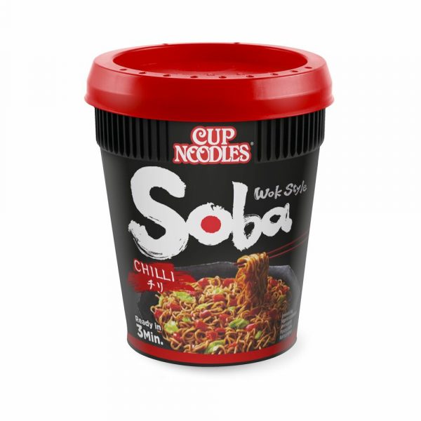 8x Nissin Soba Cup Chilli 92 gr