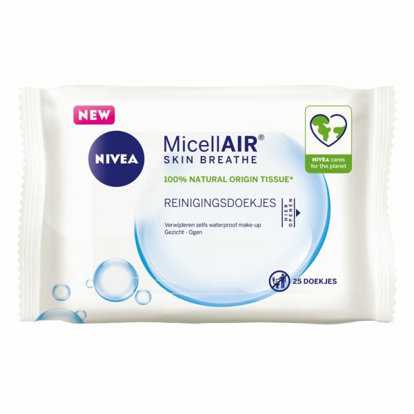 Nivea Reinigingsdoekjes Micellair 25 stuks