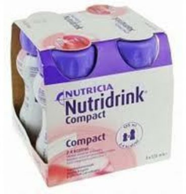 Nutridrink Compact Aardbei 4-Pack 125 ml