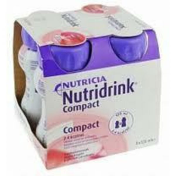 Nutridrink Compact Aardbei 4-Pack 125 ml