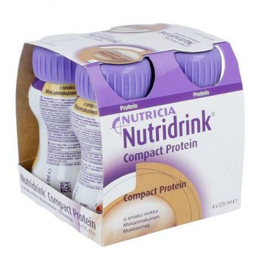 3x Nutridrink Compact Protiene Mokka 4-Pack 125 ml