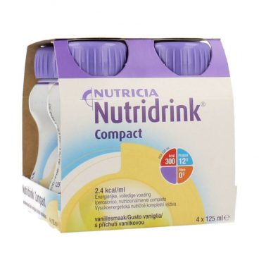 3x Nutridrink Compact Vanille 4-Pack 125 ml