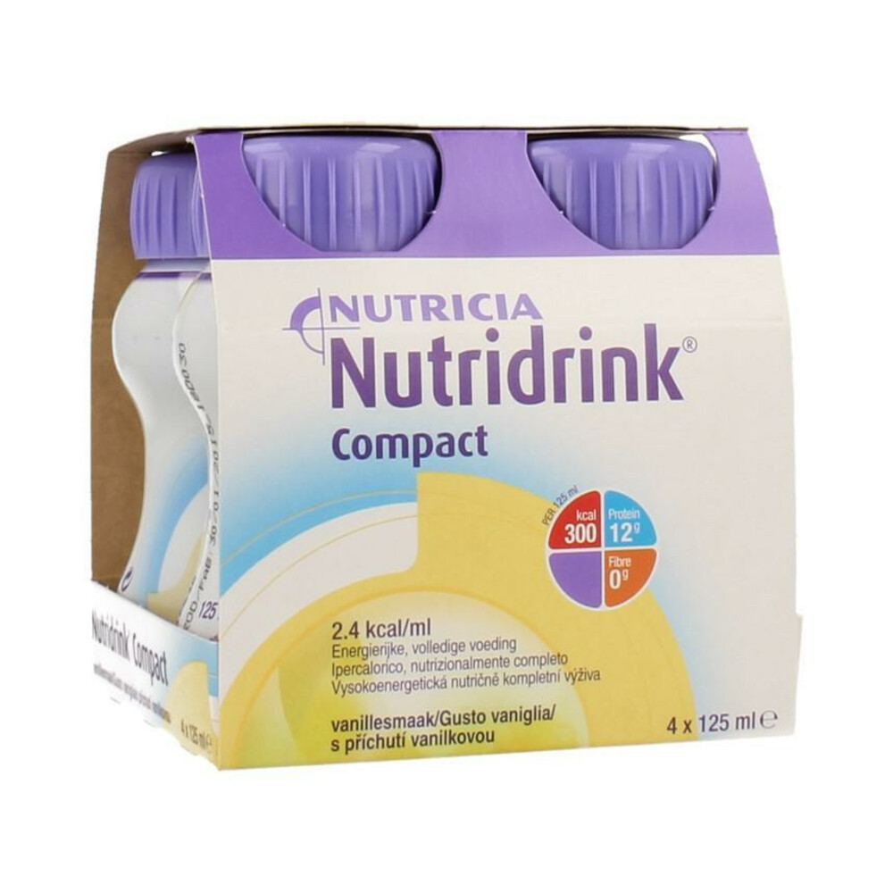 3x Nutridrink Compact Vanille 4-Pack 125 ml