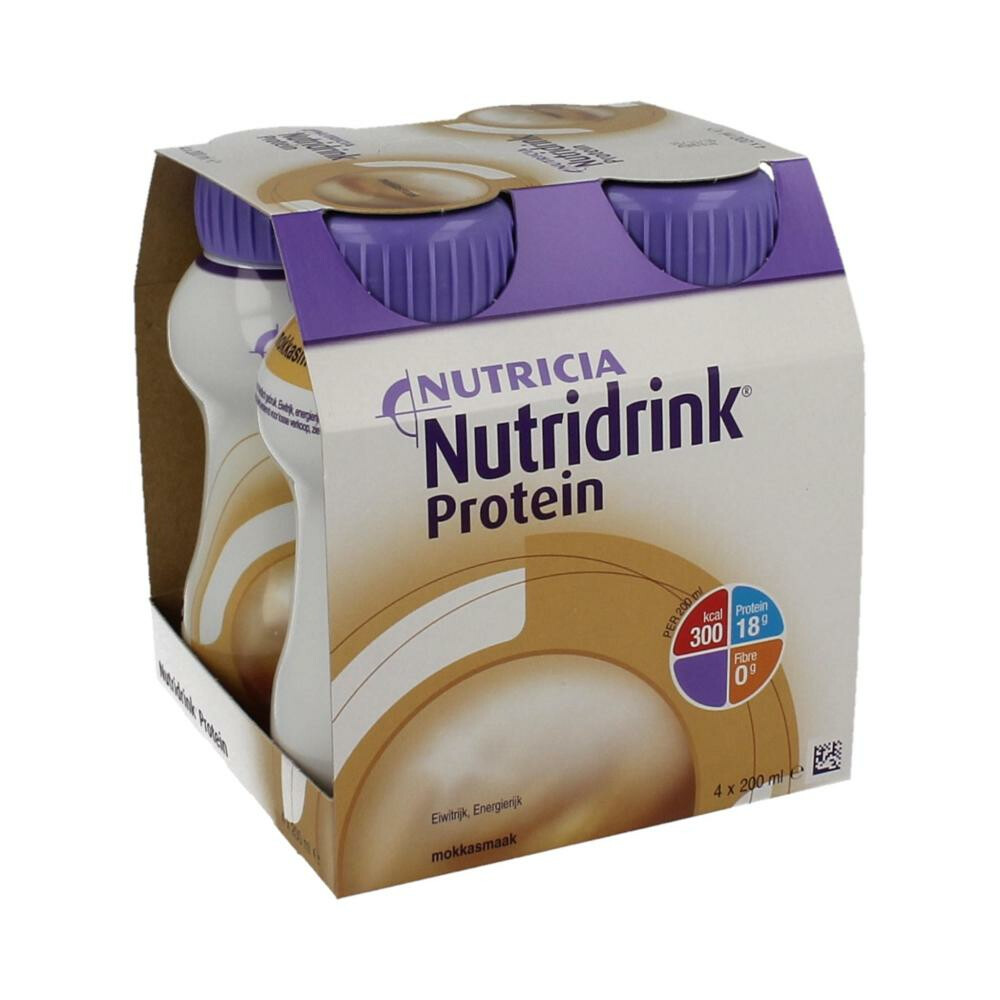 Nutridrink Protein Mokka 4-pack 200 ml