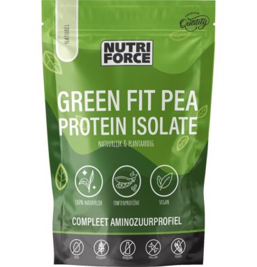 Nutriforce Green Fit Pea Proteïne Isolate Naturel 700 gr