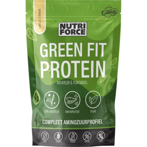 Nutriforce Green Fit Proteïne Vanille 700 gr