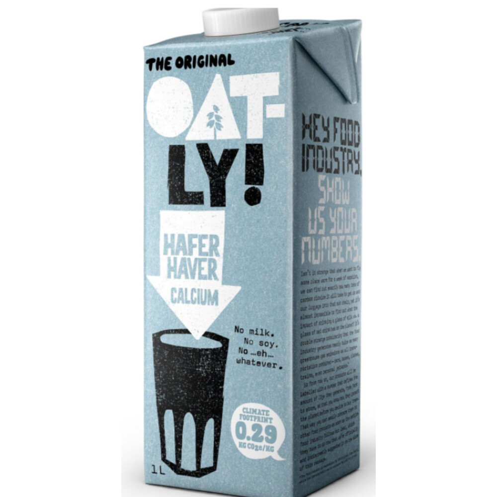 3x Oatly Haver Calcium 1000 ml