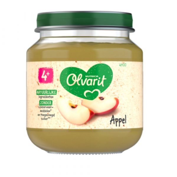 6x Olvarit 1e Fruithapje 4m Appel 125 gr