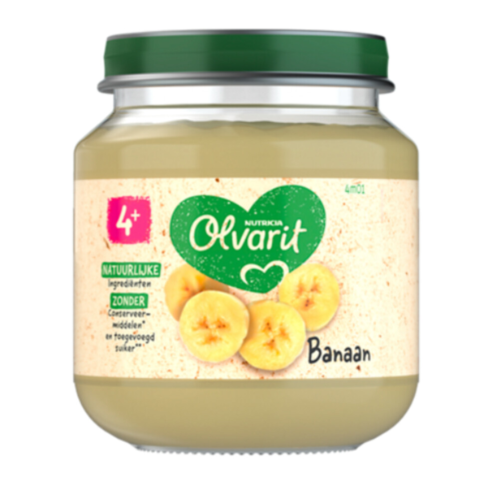 6x Olvarit 1e Fruithapje 4m Banaan 125 gr