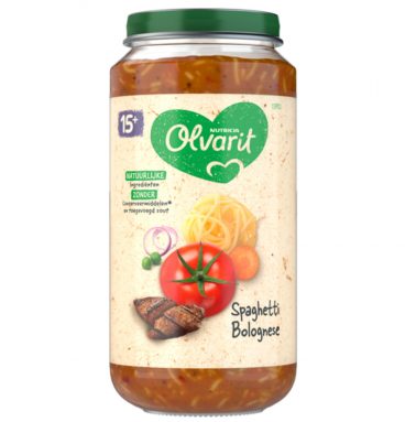 6x Olvarit Maaltijd 15m Spaghetti Bolognese 250 gr