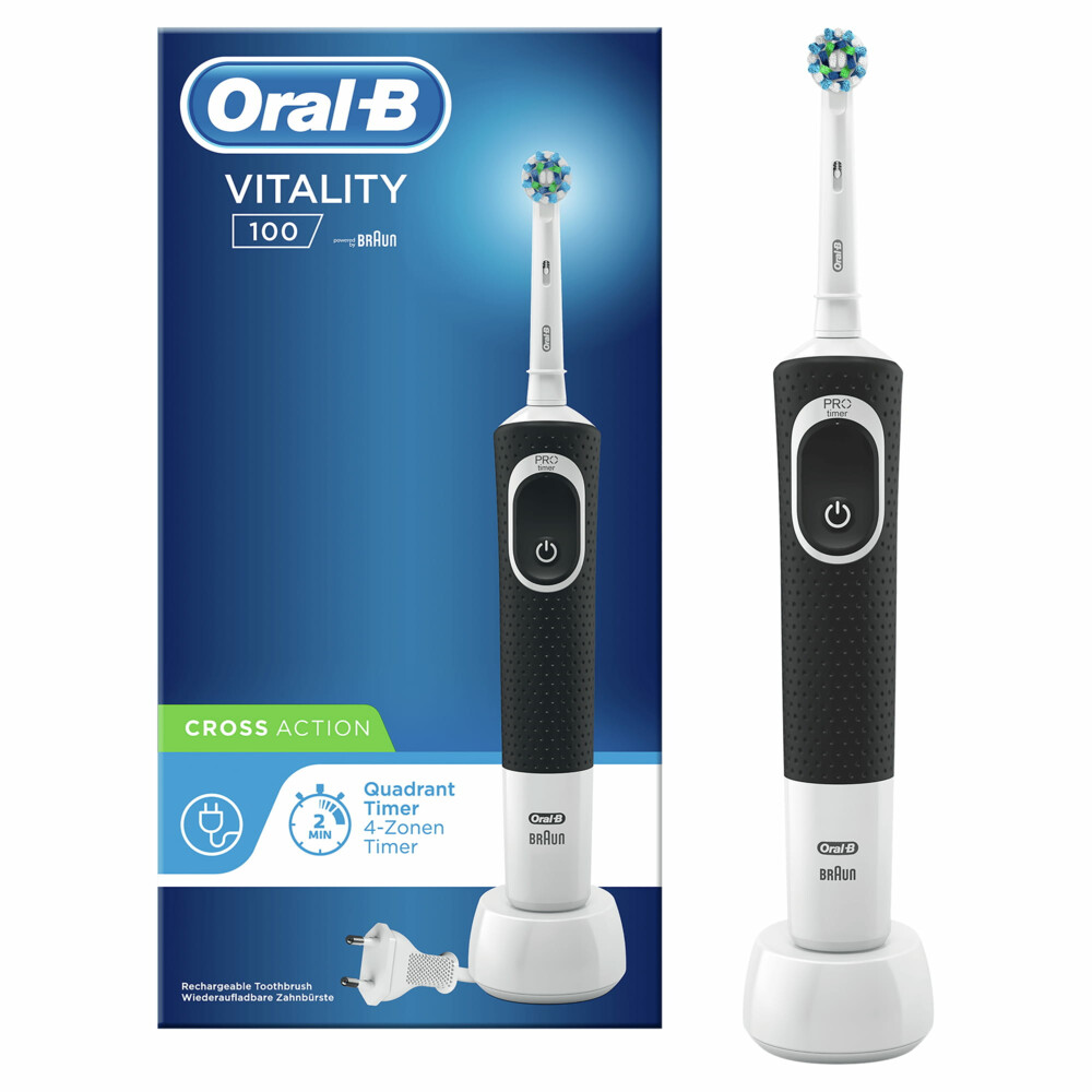 Oral-B Elektrische Tandenborstel Vitality Zwart 1 Stuks