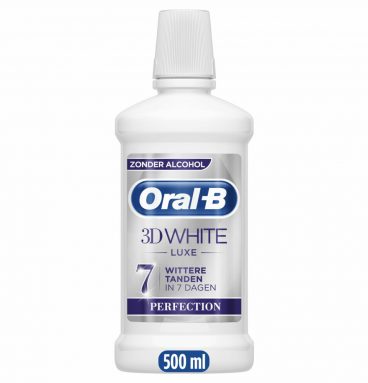 3x Oral-B Mondwater 3D White Luxe Perfection 500 ml