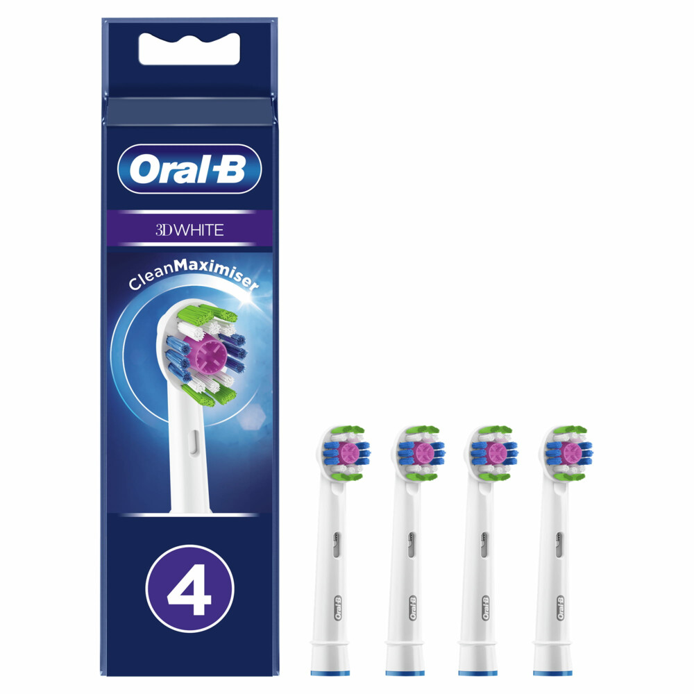 Oral-B Opzetborstels 3D White 4 stuks