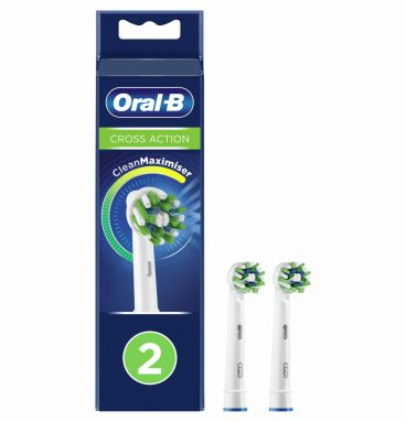 Oral-B Opzetborstels CrossAction 2 stuks