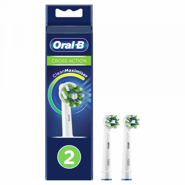 Oral-B Opzetborstels CrossAction 2 stuks