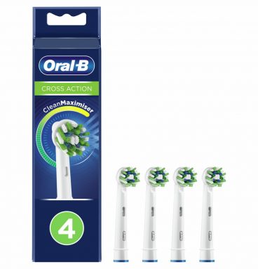 Oral-B Opzetborstels CrossAction 4 stuks