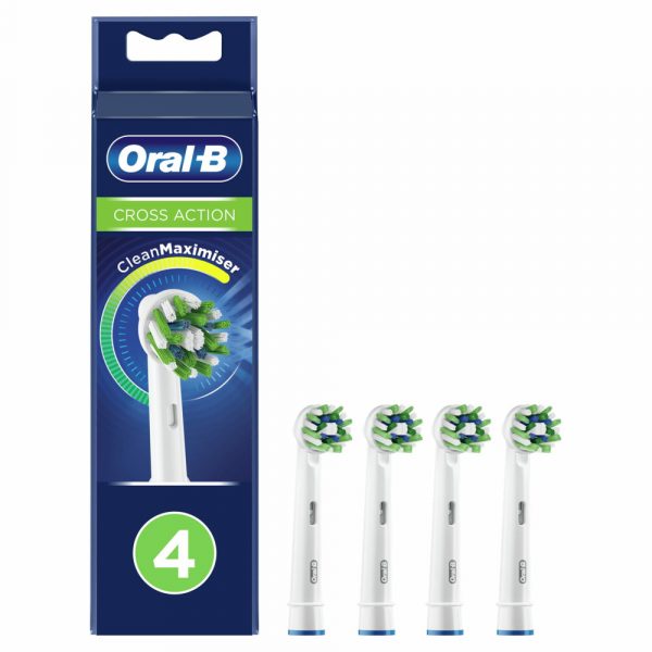 Oral-B Opzetborstels CrossAction 4 stuks