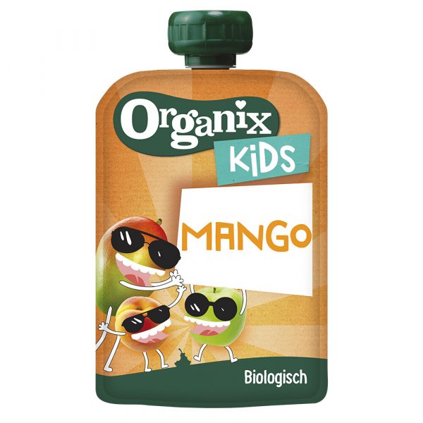 Organix Kids Knijpfruit Mango 3+ 100 gr