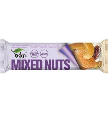 3x Oskri Reep Mixed Nuts 40 gr